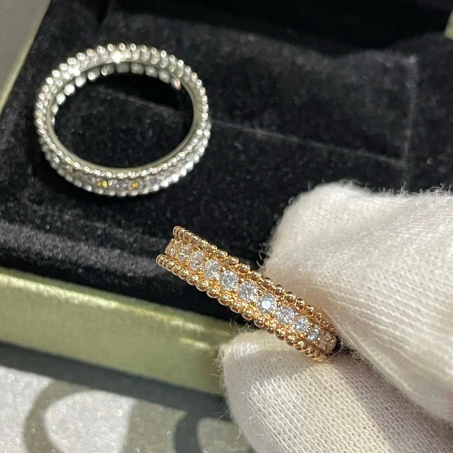 [Royal Jewelry]PERLEE DIAMOND ROSE GOLD RING