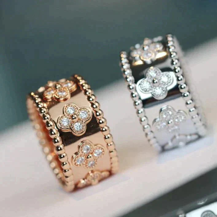 [Royal Jewelry]CLOVER KALEIDOSCOPE RING 10MM