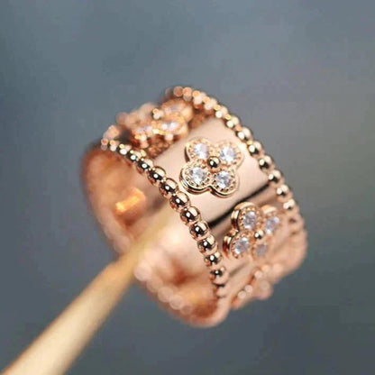 [Royal Jewelry]CLOVER KALEIDOSCOPE RING 10MM