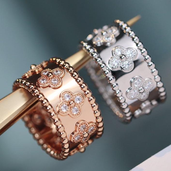 [Royal Jewelry]CLOVER KALEIDOSCOPE RING 10MM