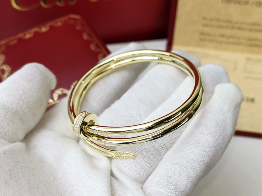 [Royal Jewelry]JUSTE BRACELET 3.5MM DOUBLE ROW DIAMOND