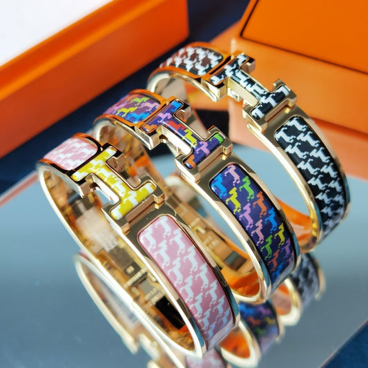 [Royal Jewelry]H HORSE BRACELET 12MM