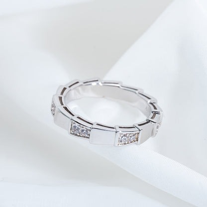 [Royal Jewelry]SERPENTI RING SILVER  3MM