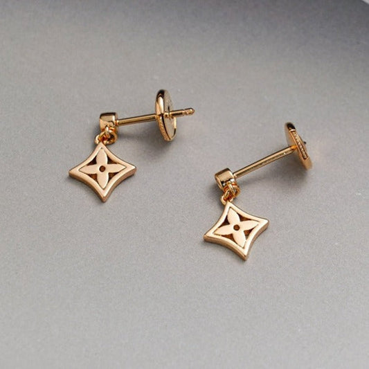 [Royal Jewelry]STAR EARRINGS GOLD
