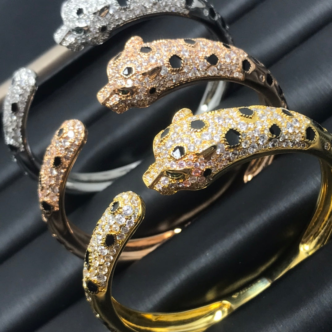 [Royal Jewelry]PANTHERE BIG BRACELET DIAMONDS