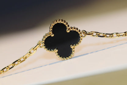 [Royal Jewelry]CLOVER 20 MOTIFS ONYX ROSE GOLD