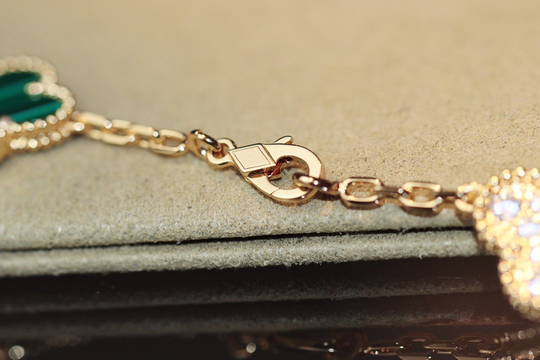 [Royal Jewelry]CLOVER 20 MOTIFS ONYX ROSE GOLD