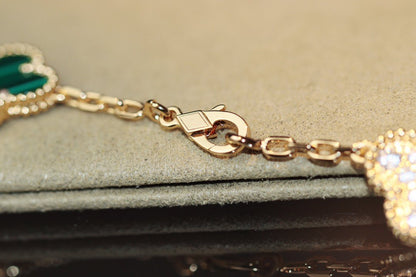 [Royal Jewelry]CLOVER 20 MOTIFS ONYX ROSE GOLD