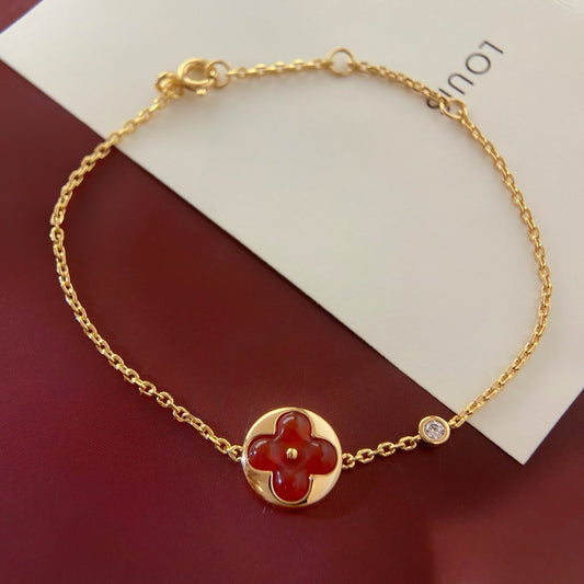 [Royal Jewelry]SUN PEDANT CARNELIAN BRACELET
