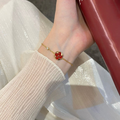 [Royal Jewelry]SUN PEDANT CARNELIAN BRACELET