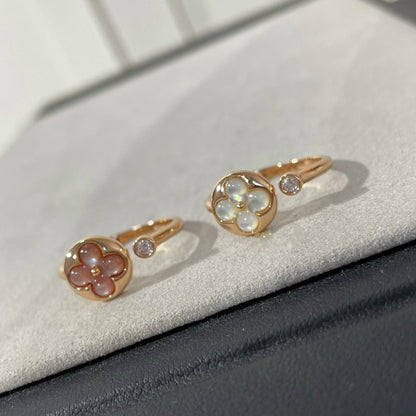 [Royal Jewelry]Bague SUN 1 DIAMANT NACRE ROSE