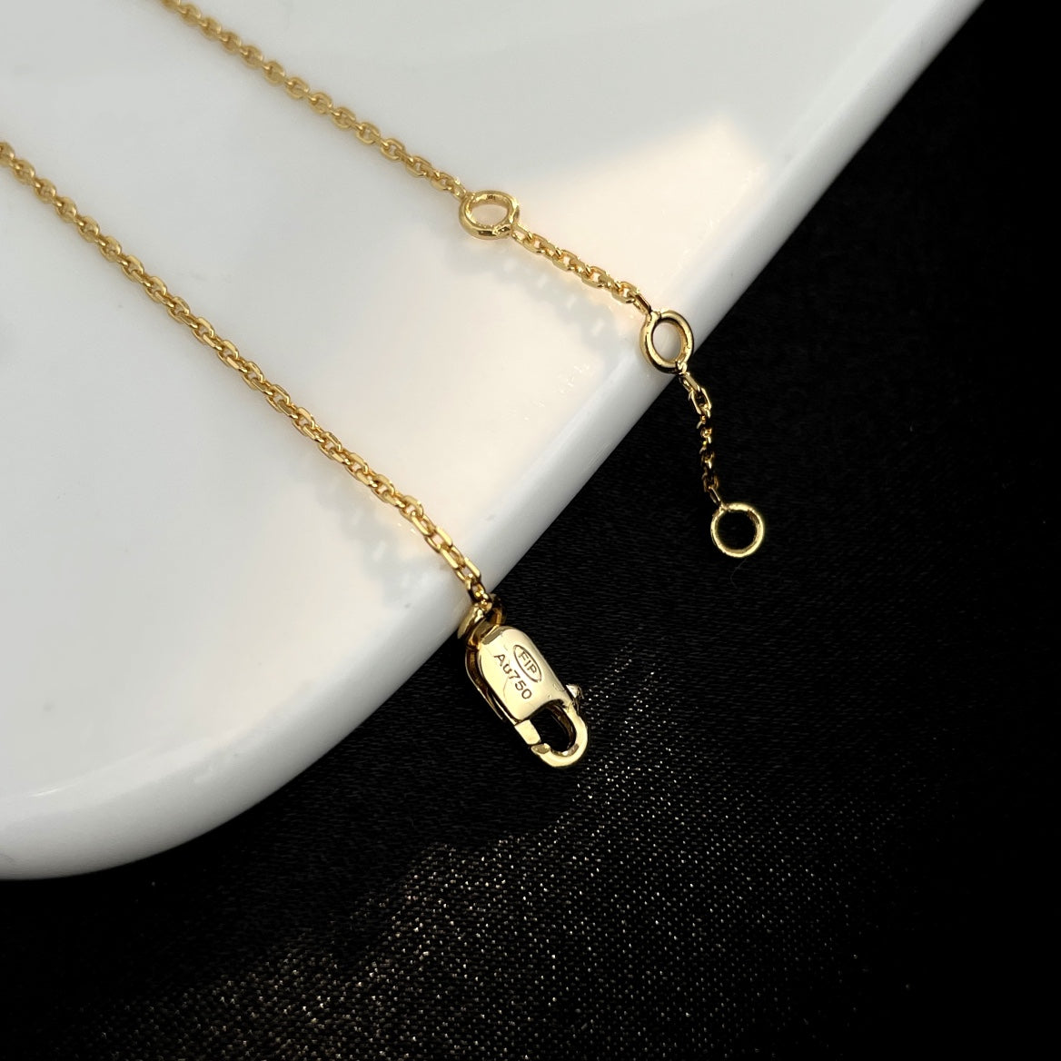 [Royal Jewelry]CHAÎNE MAILLONS FORCE 10 MINI MODÈLE BOUCLE TOUT DIAMANTS