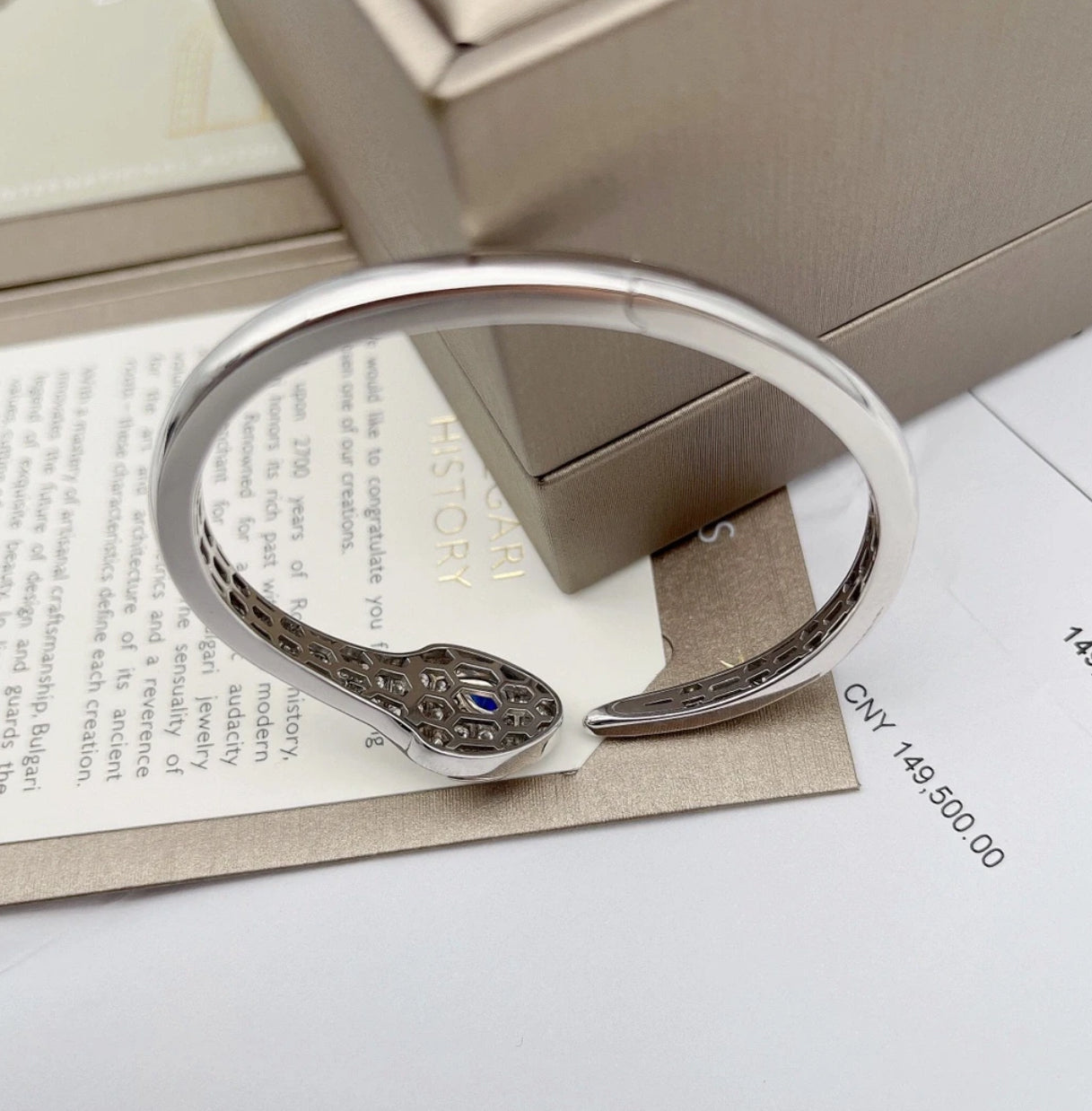 [Royal Jewelry]HAUTE COUTURE SILVER SERPENTI BRACELET