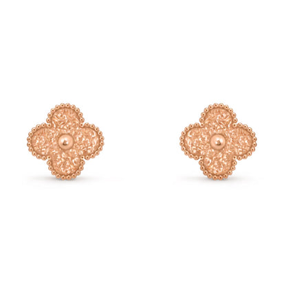 [Royal Jewelry]CLOVER MEDIUM 1 MOTIFS LAVA EARRINGS