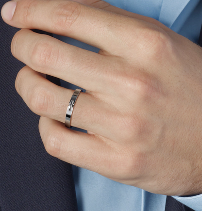 [Royal Jewelry]ALLIANCE LIENS VIDENCE 3MM RING