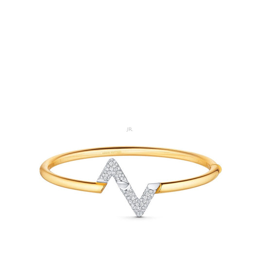 [Royal Jewelry]VOLTE UPSITE DOWN GOLD DIAMOND BRACELET