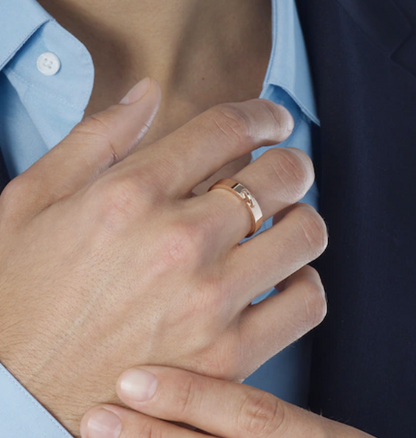 [Royal Jewelry]ALLIANCE LIENS VIDENCE 4MM RING