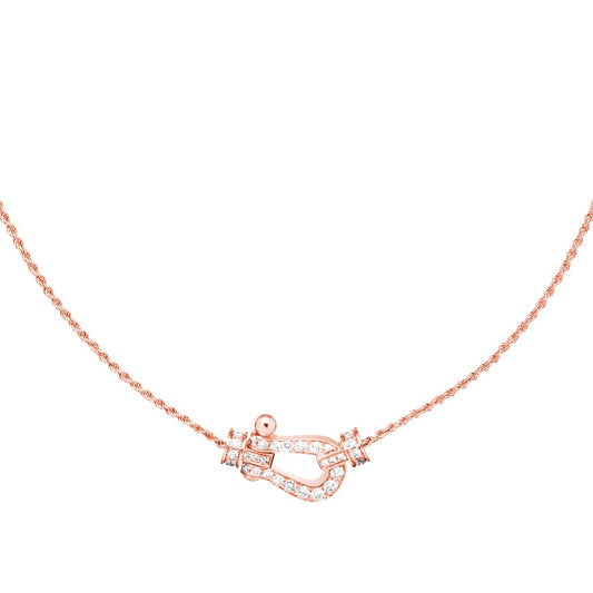 [Royal Jewelry]FORCE 10 PINK GOLD DIAMOND NECKLACE