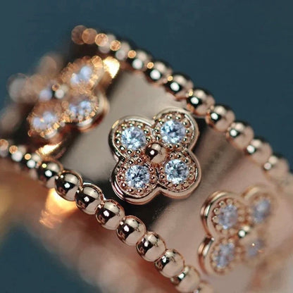 [Royal Jewelry]CLOVER KALEIDOSCOPE RING 10MM