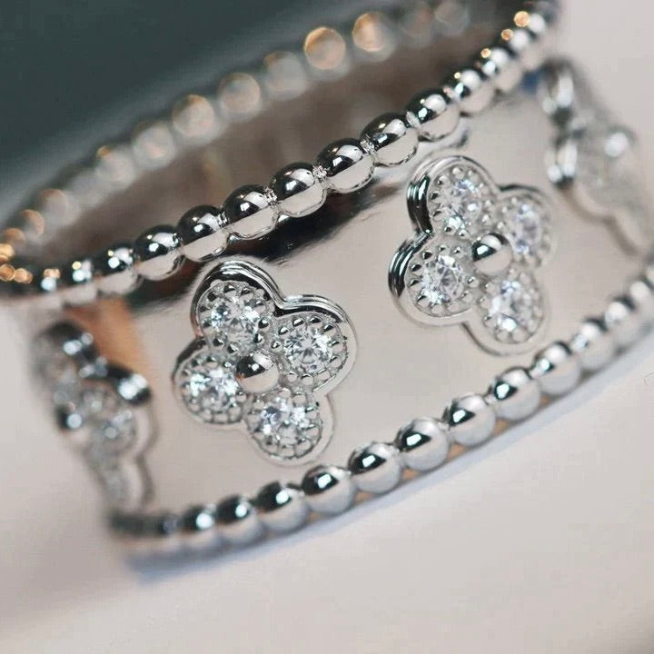 [Royal Jewelry]CLOVER KALEIDOSCOPE RING 10MM