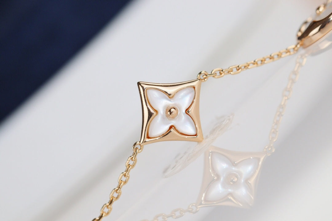 [Royal Jewelry]BRACELET TRÈFLE FEUILLE