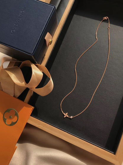 [ロイヤルジュエリー]ブロッサム ペンダント ピンクゴールド・ダイヤモンド