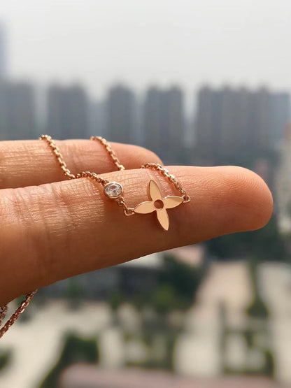 [ロイヤルジュエリー]ブロッサム ペンダント ピンクゴールド・ダイヤモンド