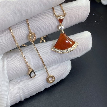 [Royal Jewelry]DREAM NECKLACE CARNELIAN DIAMOND