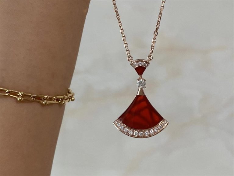 [Royal Jewelry]DREAM NECKLACE CARNELIAN DIAMOND