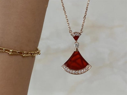 [Royal Jewelry]DREAM NECKLACE CARNELIAN DIAMOND