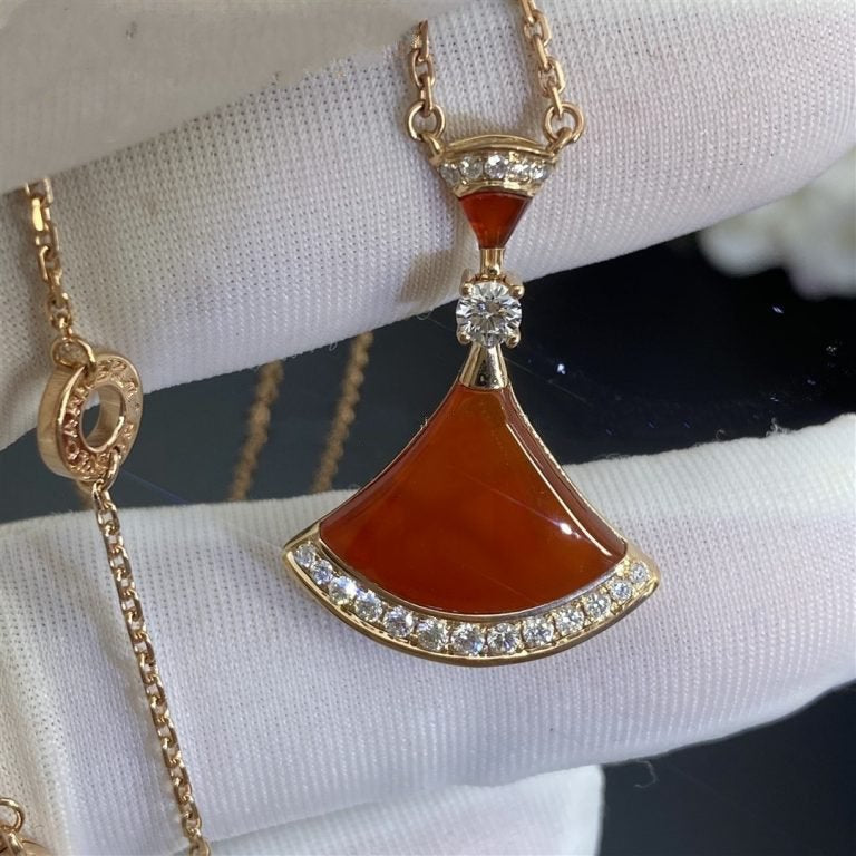 [Royal Jewelry]DREAM NECKLACE CARNELIAN DIAMOND