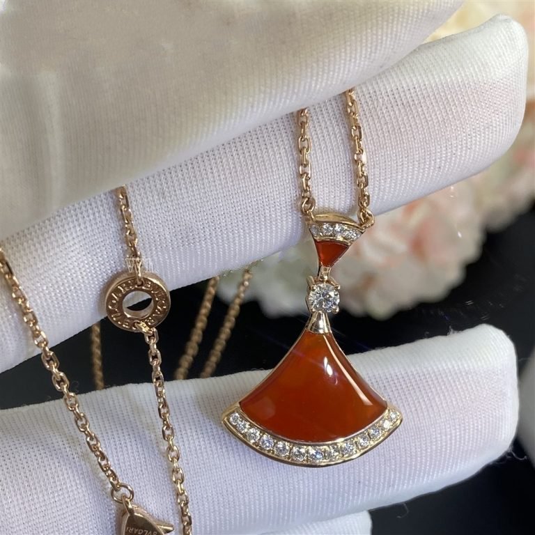 [Royal Jewelry]DREAM NECKLACE CARNELIAN DIAMOND