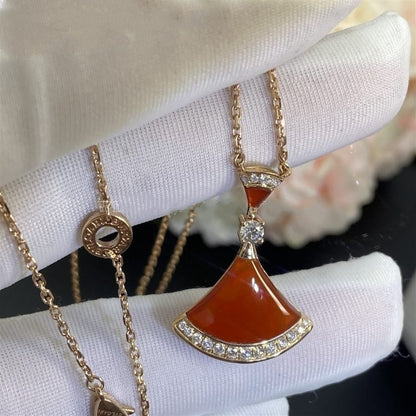 [Royal Jewelry]DREAM NECKLACE CARNELIAN DIAMOND