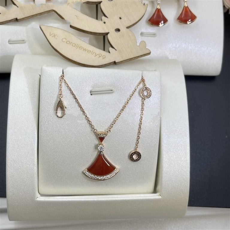 [Royal Jewelry]DREAM NECKLACE CARNELIAN DIAMOND