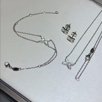 [ロイヤルジュエリー]ジュールブレスレット 白蝶貝 シルバー 1ダイヤモンド