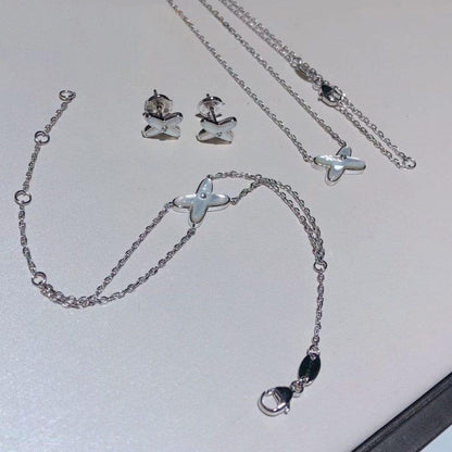 [ロイヤルジュエリー]ジュールブレスレット 白蝶貝 シルバー 1ダイヤモンド