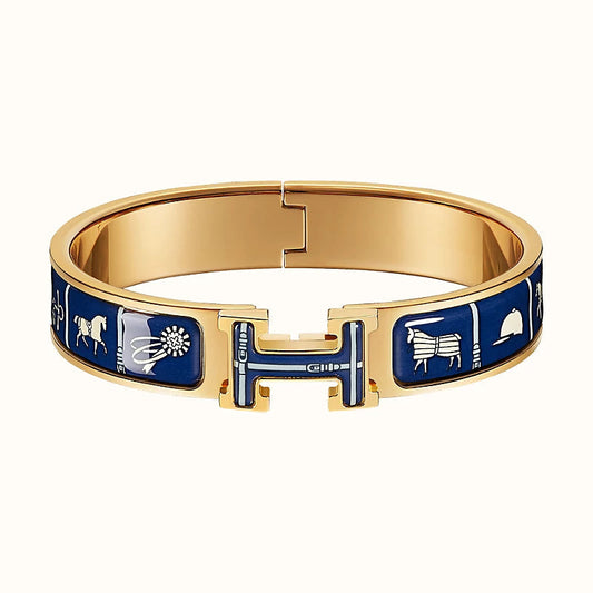 [Royal Jewelry]H COUVERTURES DARK BLUE BRACELET