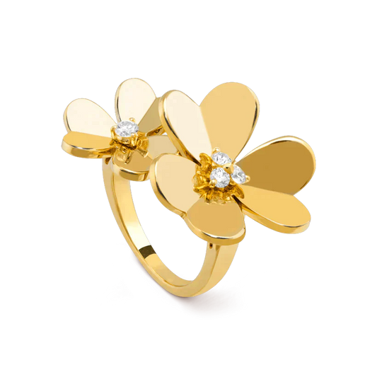 [Royal Jewelry]CLOVER COMOS GOLD DIAMOND RING