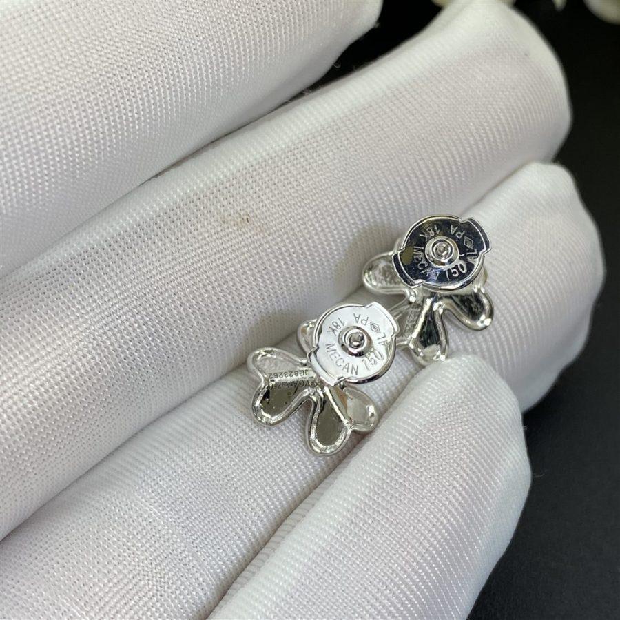 [Royal Jewelry]FRIVOLE MINI SILVER FLOWER EARRINGS