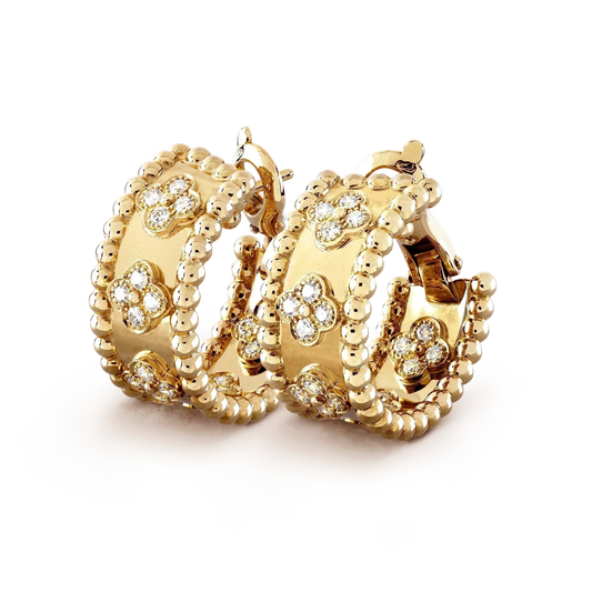 [Royal Jewelry]PERLEE DIAMOND EARRINGS