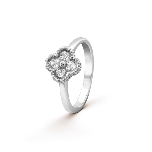 [Royal Jewelry]CLOVER DIAMOND RING