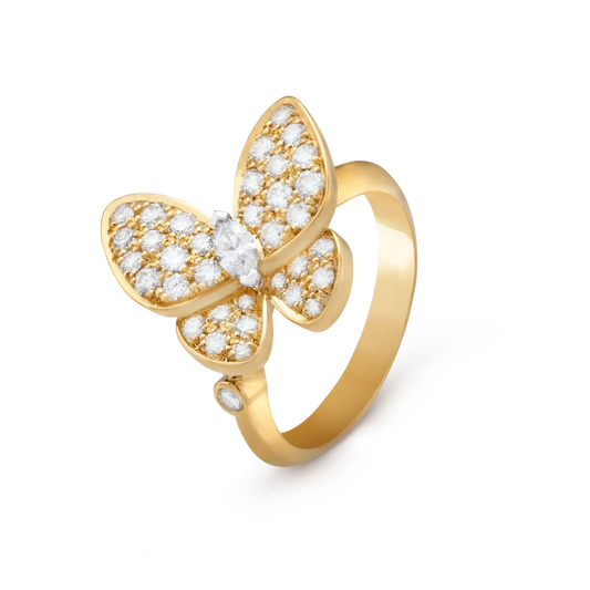 [Royal Jewelry]BUTTERFLY DIAMOND RING