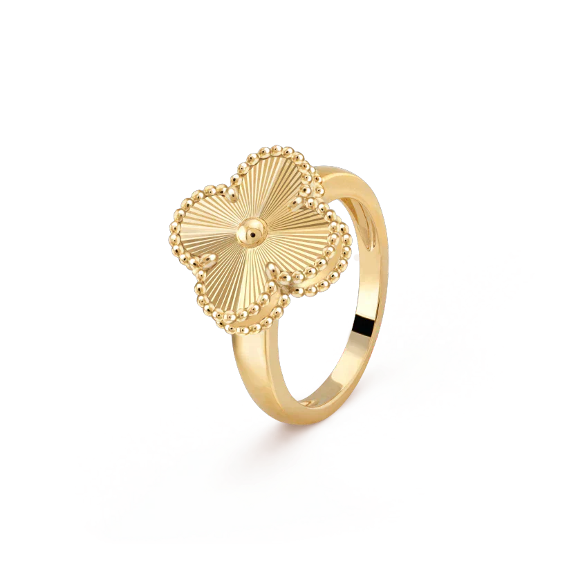 [Royal Jewelry]CLOVER GOLD RING
