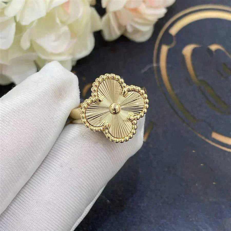 [Royal Jewelry]CLOVER GOLD RING